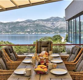 2 x 3 Bedroom Villas with Sea Views and Pools on Korcula Island, Sleeps 6 